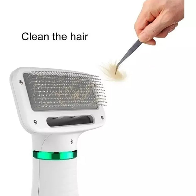 Cepillo Secador de Mascotas 2 en 1